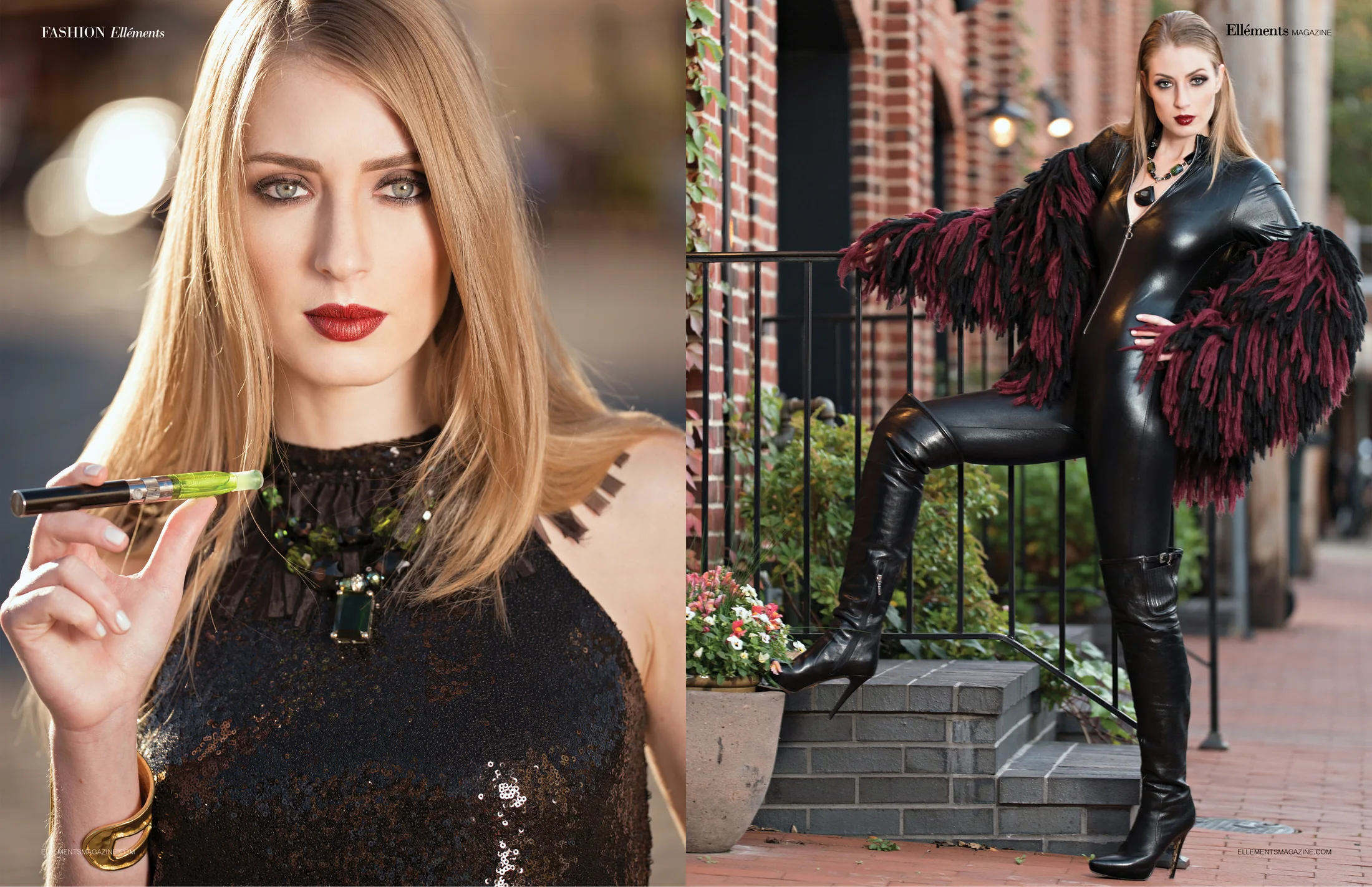 Ellements Magazine — second published spread