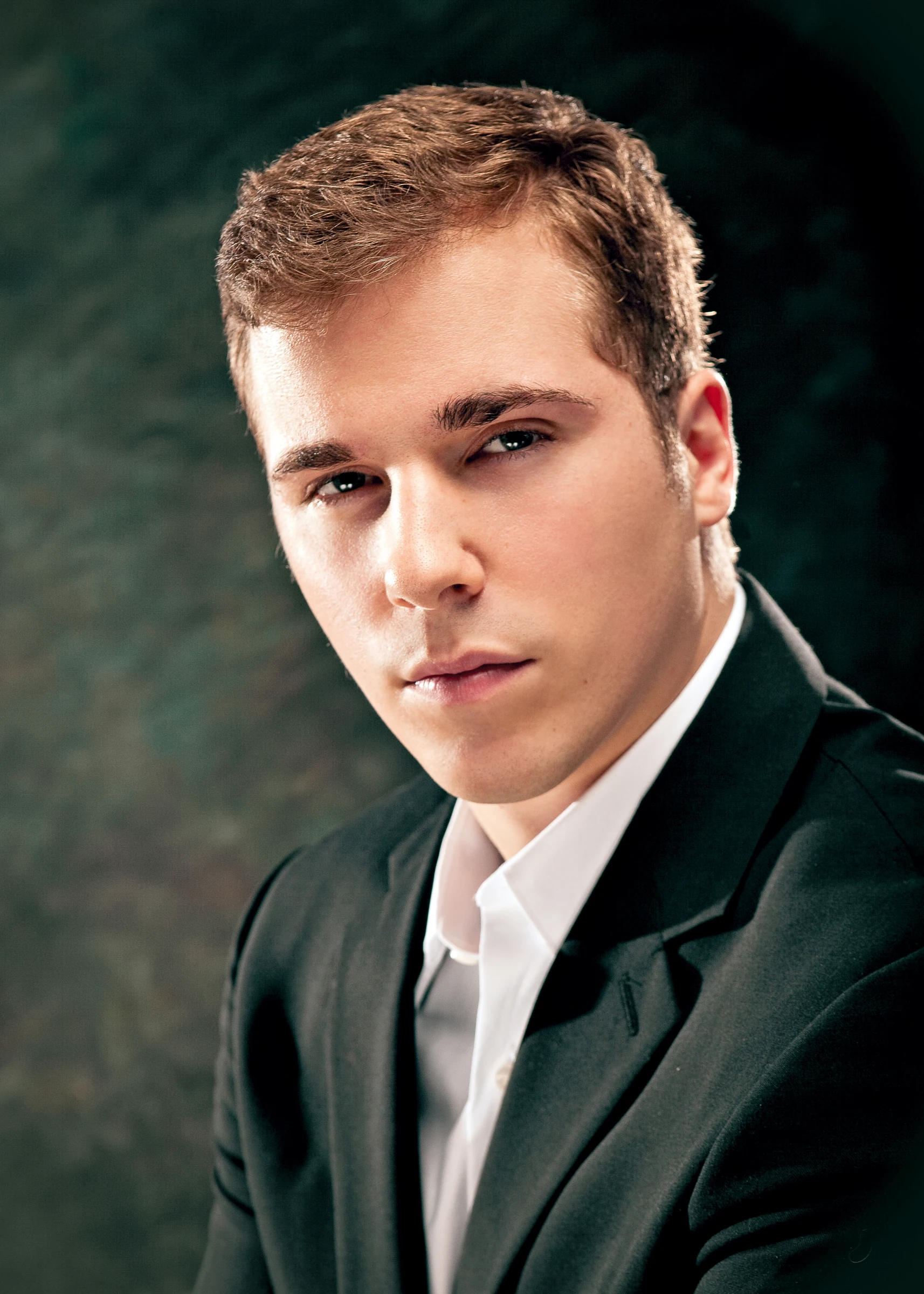 Portrait in a dark suit